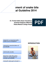 Management of Snake Bite National Guideline 2014