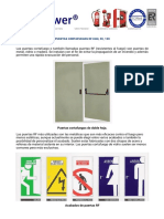 Puertas Cortafuegos RF EI60, 90, 120 PDF