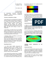 COSMOLOGY - Study of The Large-Scale Universe