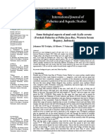 Some Biological Aspects of Mud Crab Scylla Serrata (Forskal) Fisheries at Pelita Jaya Bay, Western Seram Regency, Indonesia