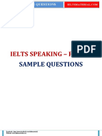 (Ieltsmaterial - Com) IELTS Speaking Questions - Full 3 Parts PDF