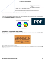 20 Study Hacks To Improve Your Memory