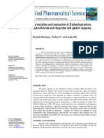 Formulation and Evaluation of Diphenhydramine Hydrochloride and Ibuprofen Soft Gelatin Capsules