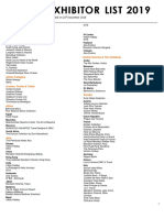 Data Exhibitor List 2019