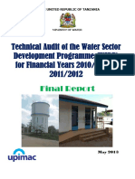 2011-12 WSDP Technical Audit Report - UPIMAC PDF