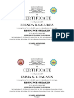 Certificate Gad2