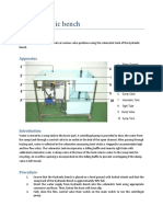 Experiment 01 The Hydraulic Bench