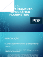 Aula 5 - Levantamento Topográfico - Planimetria