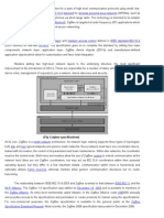 Fig 1:zigbee Specifications