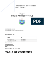 Your Project Title: Bangladesh University of Business and Technology (Bubt)