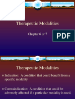 Therapeutic Modalities: Chapter 6 or 7