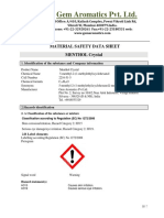 MSDS Menthol Cry