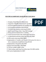 Electrical Major HW 2010-11