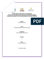 Tecnología Aplicada A La Educación Infantil (Gilma Aldana Quej)