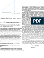 Vernance Disclosure in The Annual: Ratory Study On Indonesian Islamic Banks