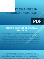 Energy Changes in Chemical Reaction