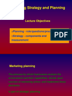 Marketing Strategy and Planning