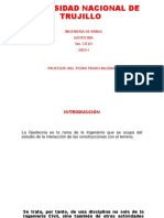 Universidad Nacional de Trujillo: Ingenieria de Minas Geotecnia 5to. CICLO 2019-I