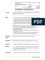 07.03.40 Neonatal Pediatric Arterial Puncture