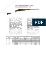 Espingarda Boito de Dois Canos Paralelos Modelo A-680