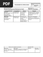 POP - Ssa.001-00 - Receber Autorização para A Realização Da Tarefa