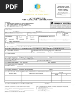 CHR Clearance Application Form Revision Date 24-01-2019