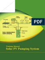 Solar PV Pumping System (Training Manual) PDF