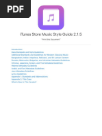 Itunes Store Music Style Guide