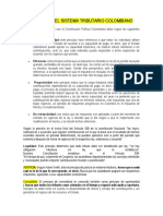 Principios Del Derecho Tributario en Colombia