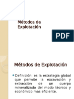 Métodos de Explotación 2