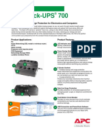 APC Back-UPS 700 Manual