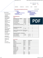 Course Catalog Search: Tuition and Fee Schedule 2012-2013