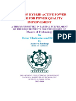 Study of Hybrid Active Power Filter For Power Quality Improvement