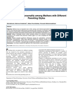 Comparison of Personality Among Mothers With Different Parenting Styles