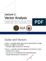 EEE23 Lecture 01 - Vector Analysis PDF