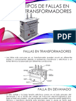 Tipos de Fallas en Transformadores