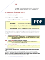 Coordinating Conjunctions (Fanboys)