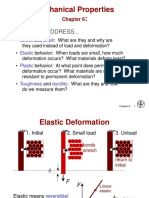 Mechanical Properties:: Issues To Address..