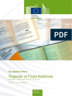 Animal Feed Eu Reg Comm - Register - Feed - Additives - 1831 03 PDF