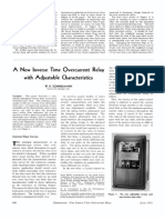 Overcurrent Relay With Adjustable Characteristics: A New Inverse Time