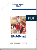 Gul Ahmed Annual Report 2007