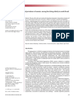 Hematological Parameters and Prevalence of Anemia Among Free-Living Elderly in South Brazil