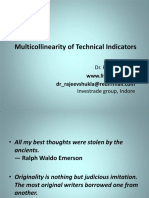 Muticollinearity of Technical Indicators