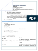 I. Intended Learning Outcomes: A Detailed Lesson Plan in English 10