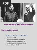 Nick II and Lenin