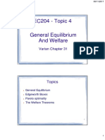 EC204 Topic 4 - General Equilibrium PDF