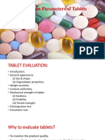 Evalutation Parameter of Tablets