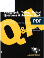 ASNT Level I II III Questions and Answers Book A-Radiographic Testing Method PDF