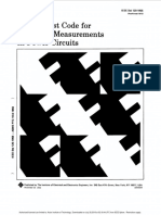 Master Test Code For Electrical Measurements Power Circuits: ASME PTC 19.6-1955 Ieee STD 120-1955