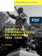 Ficha Documental Estatua de Cristóbal Colón - Carúpano